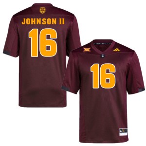 Men Chris Johnson II Maroon Arizona State Sun Devils #16 Jersey 579347-808