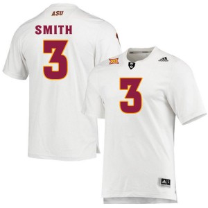 Men Clayton Smith White Arizona State University #3 Jersey 987091-739