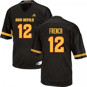 Men Cody French Black Sun Devils #12 Jersey 389159-339