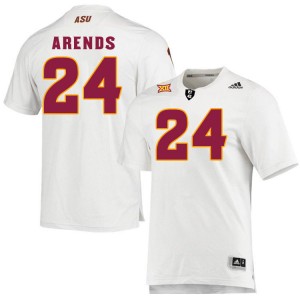 Men Coleson Arends White Arizona State Sun Devils #24 Jersey 381586-322