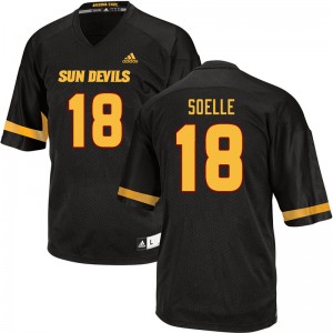 Men Connor Soelle Black Arizona State University #18 Jersey 407351-920