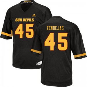 Men Cristian Zendejas Black Arizona State University #45 Jersey 343650-256