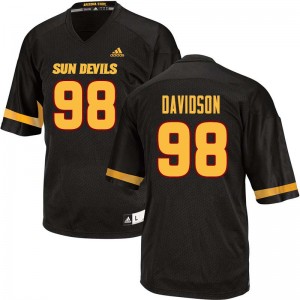 Men D.J. Davidson Black Arizona State #98 Jersey 903491-796