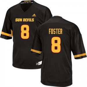 Men D.J. Foster Black Sun Devils #8 Jersey 213709-424