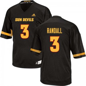 Men Damarious Randall Black Arizona State Sun Devils #3 Jersey 378404-389