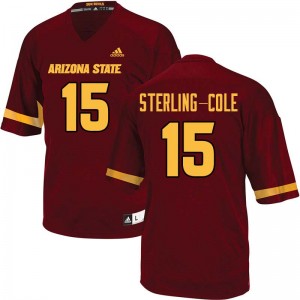 Men Dillon Sterling-Cole Maroon Arizona State #15 Jersey 608550-444