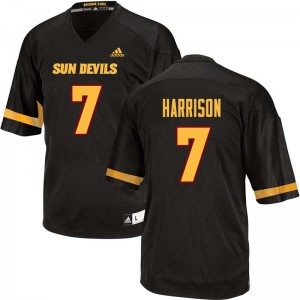 Men Dominique Harrison Black Sun Devils #7 Jersey 330027-399