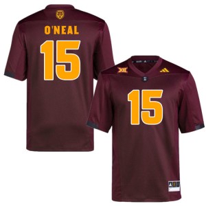 Men Elijah O'Neal Maroon Arizona State University #15 Jersey 601606-904