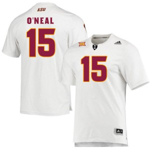 Men Elijah O'Neal White Arizona State University #15 Jersey 575764-737