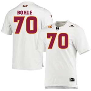 Men Emmit Bohle White Arizona State Sun Devils #70 Jersey 186794-539