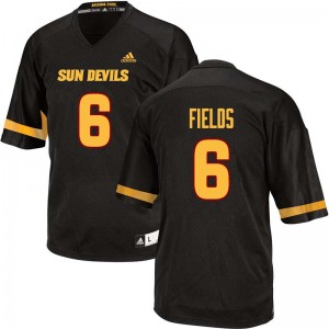 Men Evan Fields Black Arizona State Sun Devils #6 Jersey 805458-438