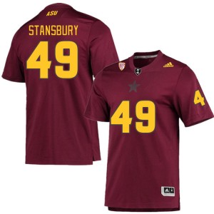 Men Gharin Stansbury Maroon Arizona State #49 Jersey 199287-705