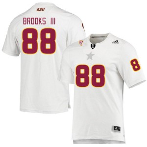 Men Harold Brooks III White Arizona State University #88 Jersey 679761-512