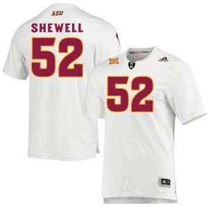 Men Ian Shewell White Arizona State University #52 Jersey 179863-353