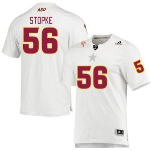 Men Isaac Stopke White Arizona State #56 Jersey 671427-123