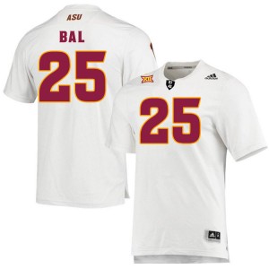Men Jack Bal White Sun Devils #25 Jersey 860110-196