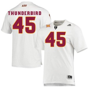 Men K'Vion Thunderbird White Sun Devils #45 Jersey 461016-501