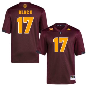 Men Kaleb Black Maroon Arizona State #17 Jersey 200341-559