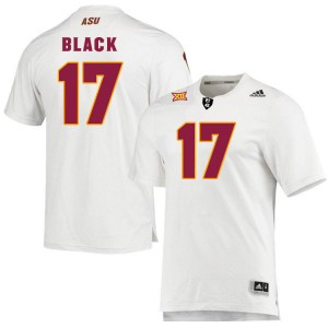 Men Kaleb Black White Arizona State University #17 Jersey 594427-412