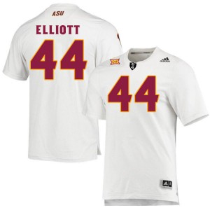 Men Keyshaun Elliott White Sun Devils #44 Jersey 587177-831