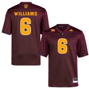 Men Macen Williams Maroon Arizona State Sun Devils #6 Jersey 201449-131