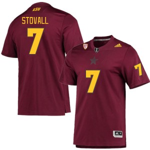 Men Melquan Stovall Maroon Sun Devils #7 Jersey 576795-899