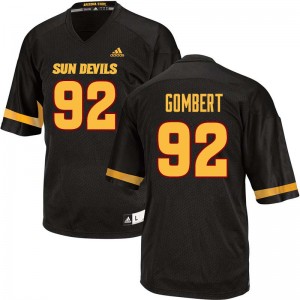 Men Michael Gombert Black Arizona State Sun Devils #92 Jersey 560689-426