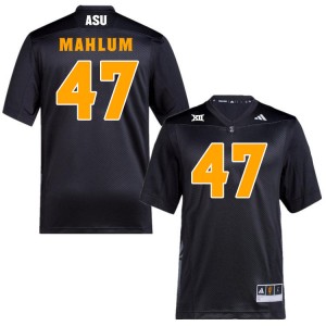 Men Race Mahlum Black Arizona State University #47 Jersey 107943-970