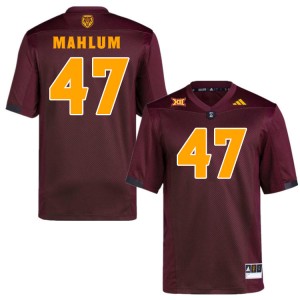 Men Race Mahlum Maroon Arizona State University #47 Jersey 399580-545