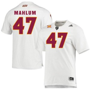Men Race Mahlum White Arizona State Sun Devils #47 Jersey 602841-682