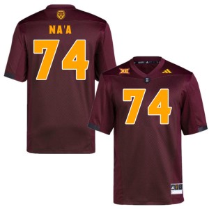 Men Sean Na'a Maroon Arizona State Sun Devils #74 Jersey 553006-139