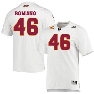Men Tommy Romano White Sun Devils #46 Jersey 562986-913