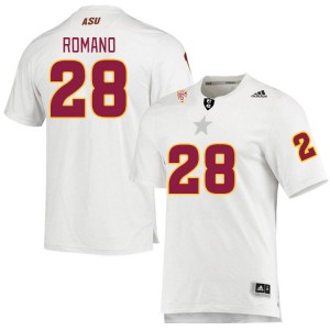 Men Tommy Romano White Arizona State #28 Jersey 825218-612