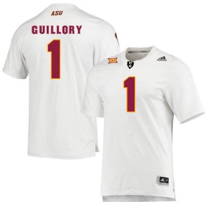 Men Xavier Guillory White Arizona State Sun Devils #1 Jersey 815026-151