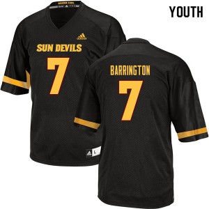 Youth Beau Barrington Black Arizona State University #7 Jersey 740637-417
