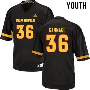Youth Alijah Gammage Black Sun Devils #36 Jersey 350954-388