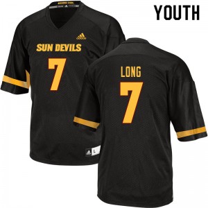 Youth Ethan Long Black Arizona State Sun Devils #7 Jersey 375968-339