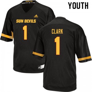 Youth Jordan Clark Black Arizona State #1 Jersey 217479-311