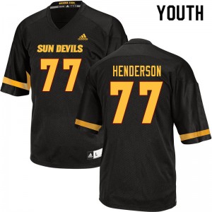 Youth LaDarius Henderson Black Arizona State #77 Jersey 110934-571