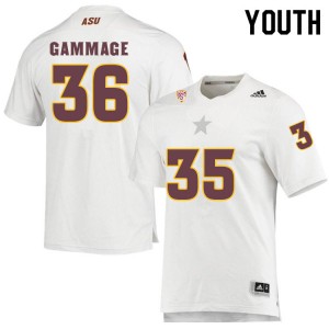 Youth Alijah Gammage White Arizona State #36 Jersey 672993-202