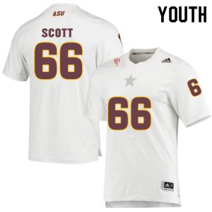 Youth Ben Scott White Arizona State #66 Jersey 559280-162