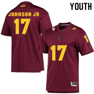 Youth Chad Johnson Jr. Maroon Arizona State #17 Jersey 427963-471