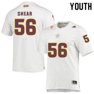Youth Cody Shear White Sun Devils #56 Jersey 753631-145