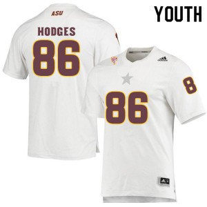 Youth Curtis Hodges White Arizona State University #86 Jersey 775052-438