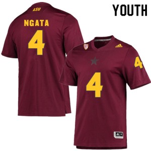 Youth Daniyel Ngata Maroon Arizona State University #4 Jersey 572788-297