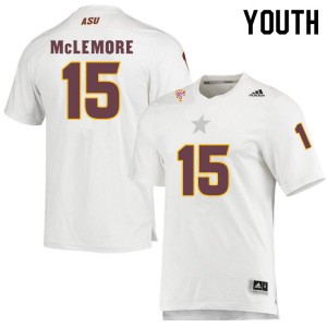 Youth Daylin McLemore White Sun Devils #15 Jersey 736455-874