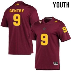 Youth Eric Gentry Maroon Arizona State Sun Devils #9 Jersey 425891-204