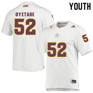 Youth Ezra Oyetade White Arizona State Sun Devils #52 Jersey 270497-378
