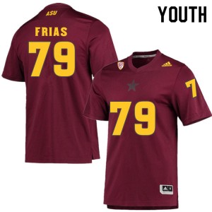Youth Ralph Frias Maroon Sun Devils #79 Jersey 348462-277