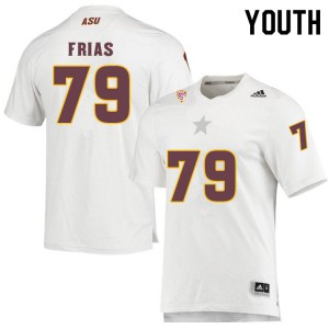 Youth Ralph Frias White Arizona State University #79 Jersey 359522-919